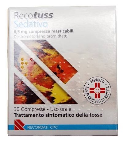 RECOTUSS SEDAT*30CPR MAST6,5MG - Farmacia Artemisia di Montecuollo Dott. Angelo snc