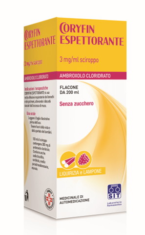 CORYFIN TOSSE ESPETT*SCIR200ML - Farmacia Artemisia di Montecuollo Dott. Angelo snc
