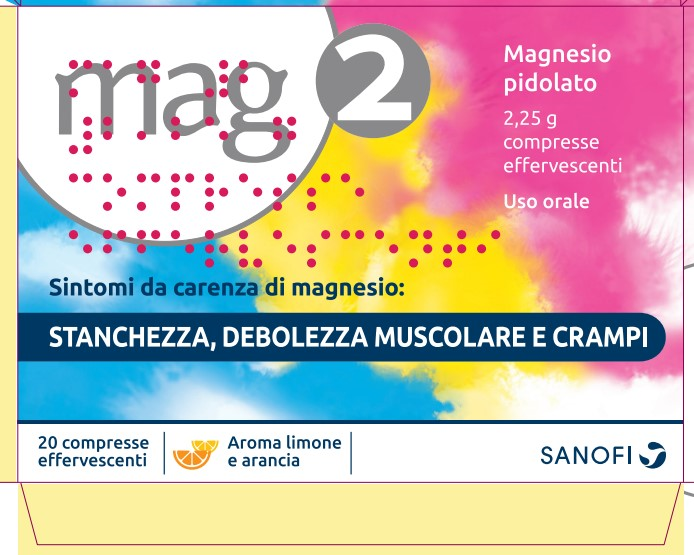 MAG 2*20CPR EFF 2,25G - Farmacia Artemisia di Montecuollo Dott. Angelo snc