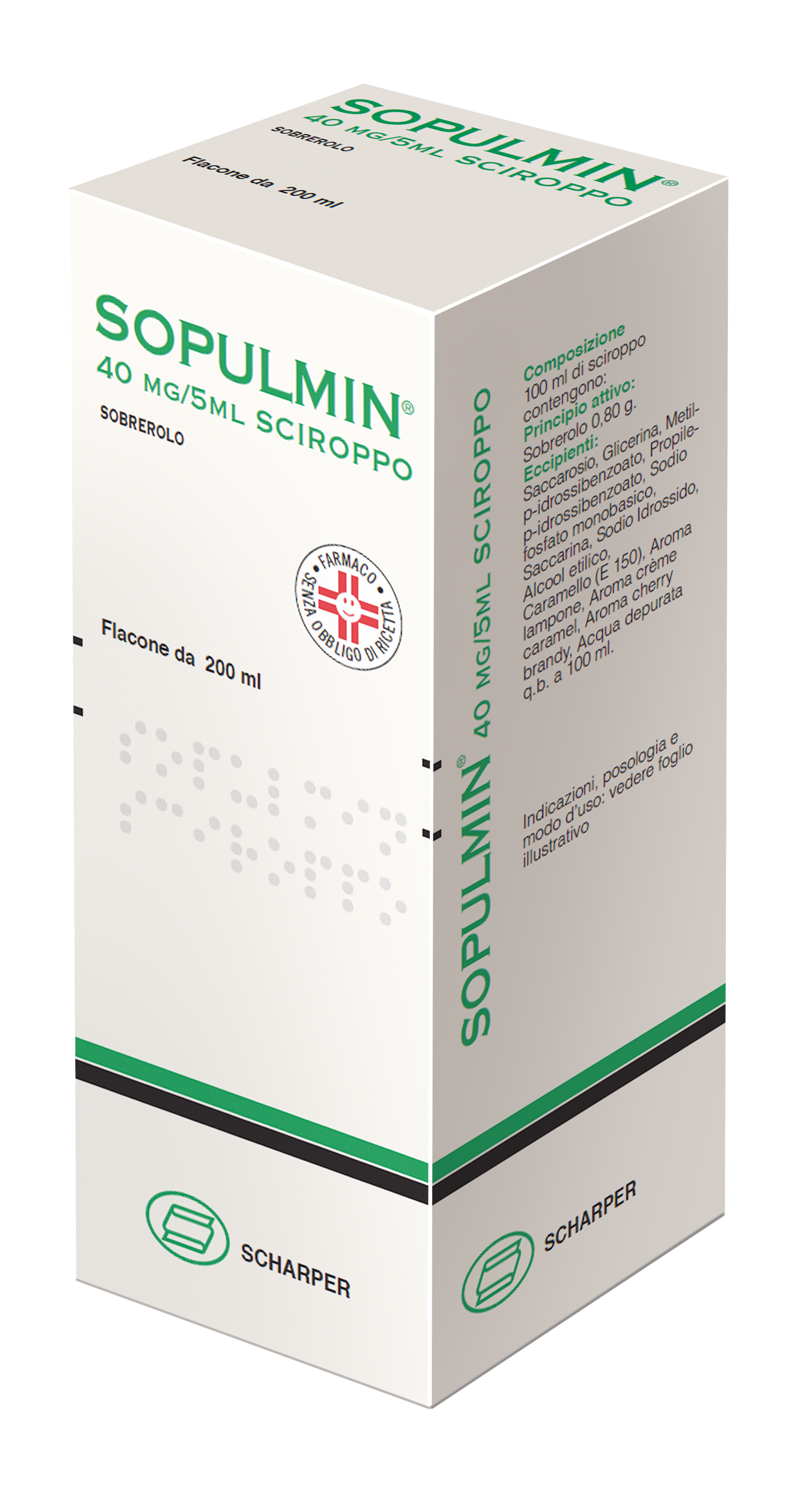 SOPULMIN*SCIR 200ML 0,8G/100ML - Farmacia Artemisia di Montecuollo Dott. Angelo snc