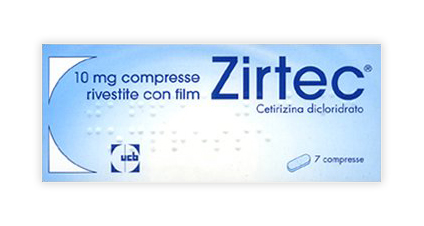 ZIRTEC*7CPR RIV 10MG - Farmacia Artemisia di Montecuollo Dott. Angelo snc