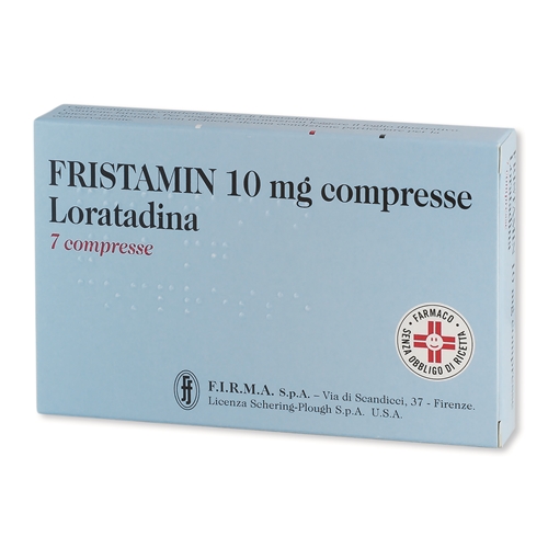 FRISTAMIN*7CPR 10MG - Farmacia Artemisia di Montecuollo Dott. Angelo snc