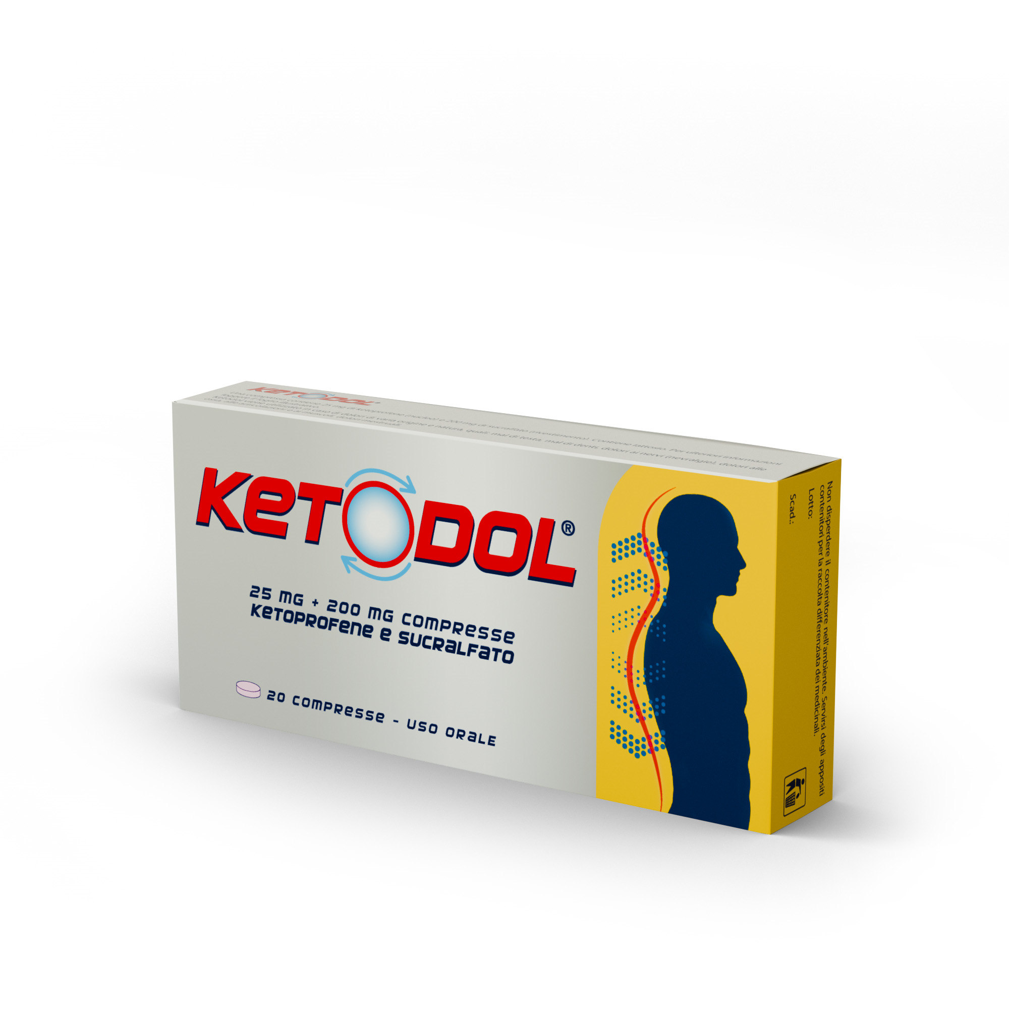 KETODOL*20CPR 25MG+200MG - Farmacia Artemisia di Montecuollo Dott. Angelo snc