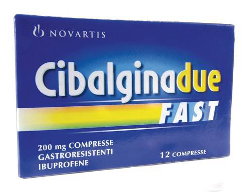 CIBALGINA DUE FAST*12CPR 200MG - Farmacia Artemisia di Montecuollo Dott. Angelo snc