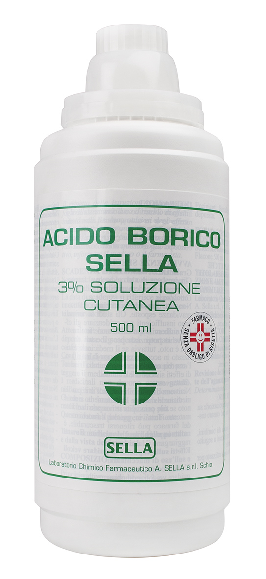 ACIDO BORICO SELLA*3% 500ML - Farmacia Artemisia di Montecuollo Dott. Angelo snc