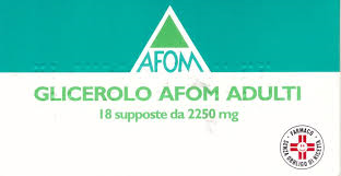 GLICEROLO AFOM*AD 18SUPP2250MG - Farmacia Artemisia di Montecuollo Dott. Angelo snc