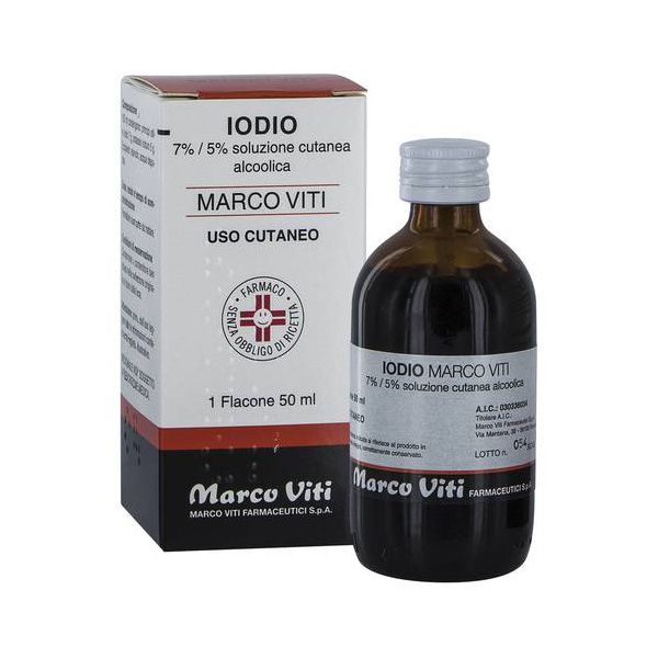 IODIO SOL ALCO I MV*50ML - Farmacia Artemisia di Montecuollo Dott. Angelo snc