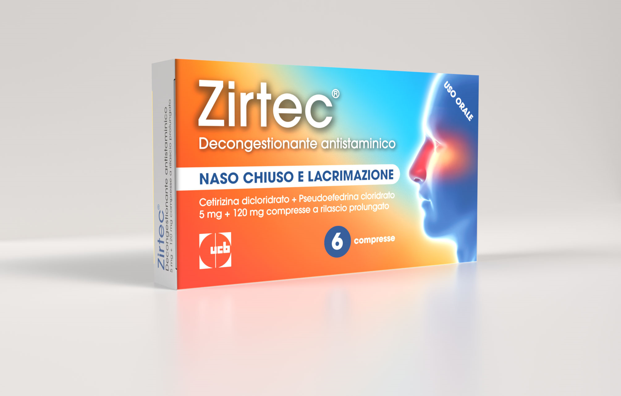 ZIRTEC DECONG ANT*6CPR 5+120MG - Farmacia Artemisia di Montecuollo Dott. Angelo snc