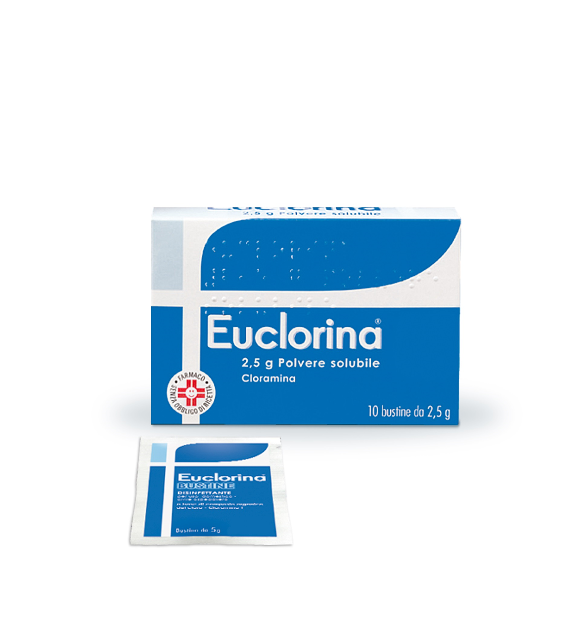 EUCLORINA*POLV SOL 10BUST 2,5G - Farmacia Artemisia di Montecuollo Dott. Angelo snc