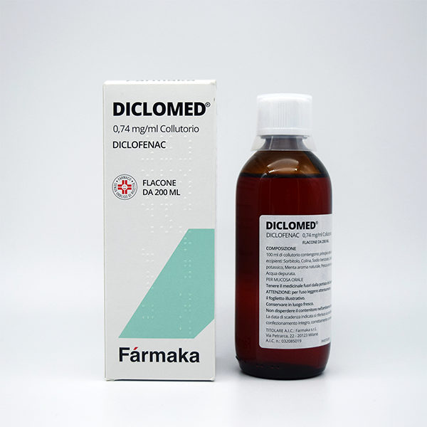 DICLOMED*COLLUT 1FL 200ML - Farmacia Artemisia di Montecuollo Dott. Angelo snc