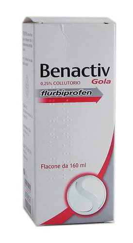 BENACTIV GOLA*COLLUT 160ML 2,5 - Farmacia Artemisia di Montecuollo Dott. Angelo snc