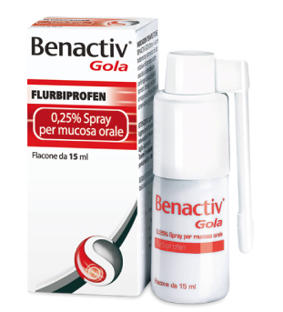 BENACTIV GOLA*SPRAY 15ML 0,25% - Farmacia Artemisia di Montecuollo Dott. Angelo snc