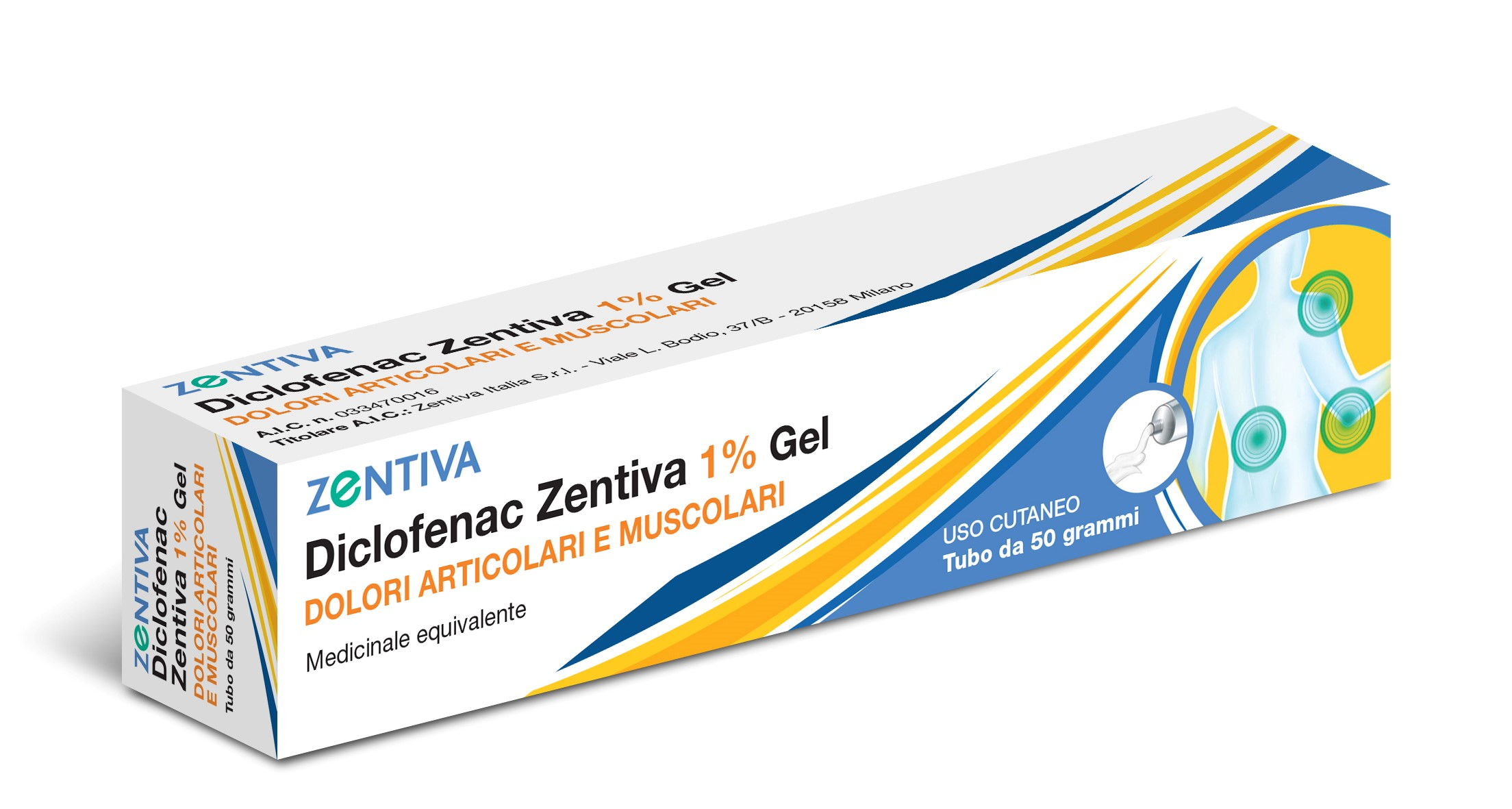DICLOFENAC ZENTIVA*GEL 50G 1% - Farmacia Artemisia di Montecuollo Dott. Angelo snc