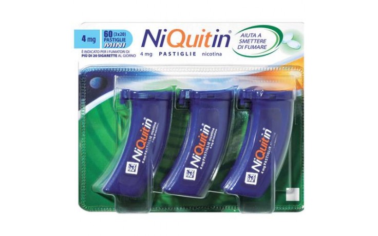 NIQUITIN*60PASTL 4MG MENTA FL - Farmacia Artemisia di Montecuollo Dott. Angelo snc