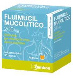 FLUIMUCIL MUCOL*30BUST200MGS/Z - Farmacia Artemisia di Montecuollo Dott. Angelo snc