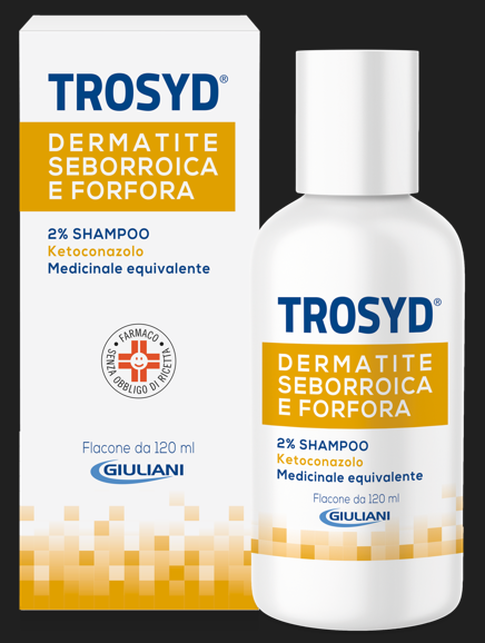 TROSYD DERMATITE SEB*SH120ML2% - Farmacia Artemisia di Montecuollo Dott. Angelo snc