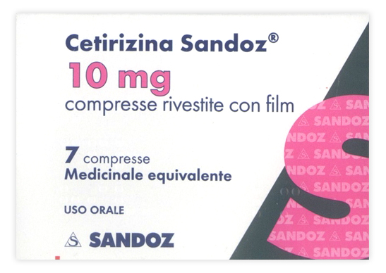CETIRIZINA SAND*7CPR RIV 10MG - Farmacia Artemisia di Montecuollo Dott. Angelo snc