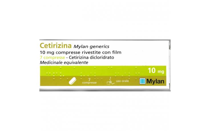 CETIRIZINA MY*7CPR RIV 10MG - Farmacia Artemisia di Montecuollo Dott. Angelo snc
