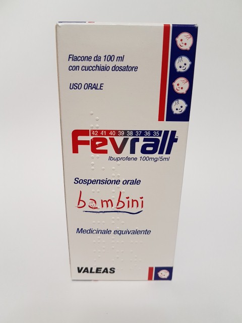 FEVRALT*BB OS SOSP 100MG/5ML - Farmacia Artemisia di Montecuollo Dott. Angelo snc