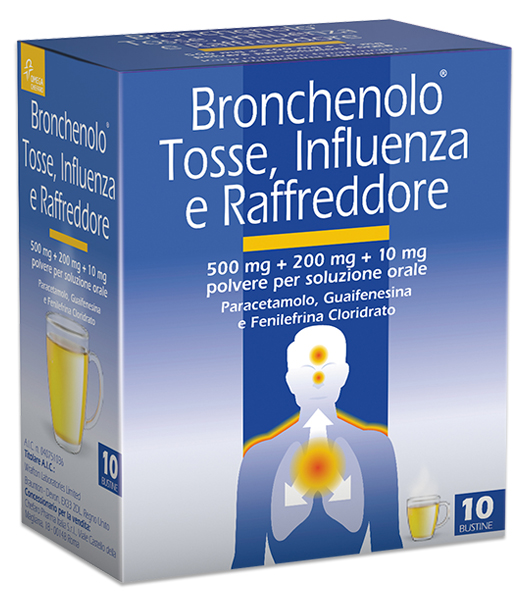 BRONCHENOLO TOSS INFL RAF*10BS - Farmacia Artemisia di Montecuollo Dott. Angelo snc