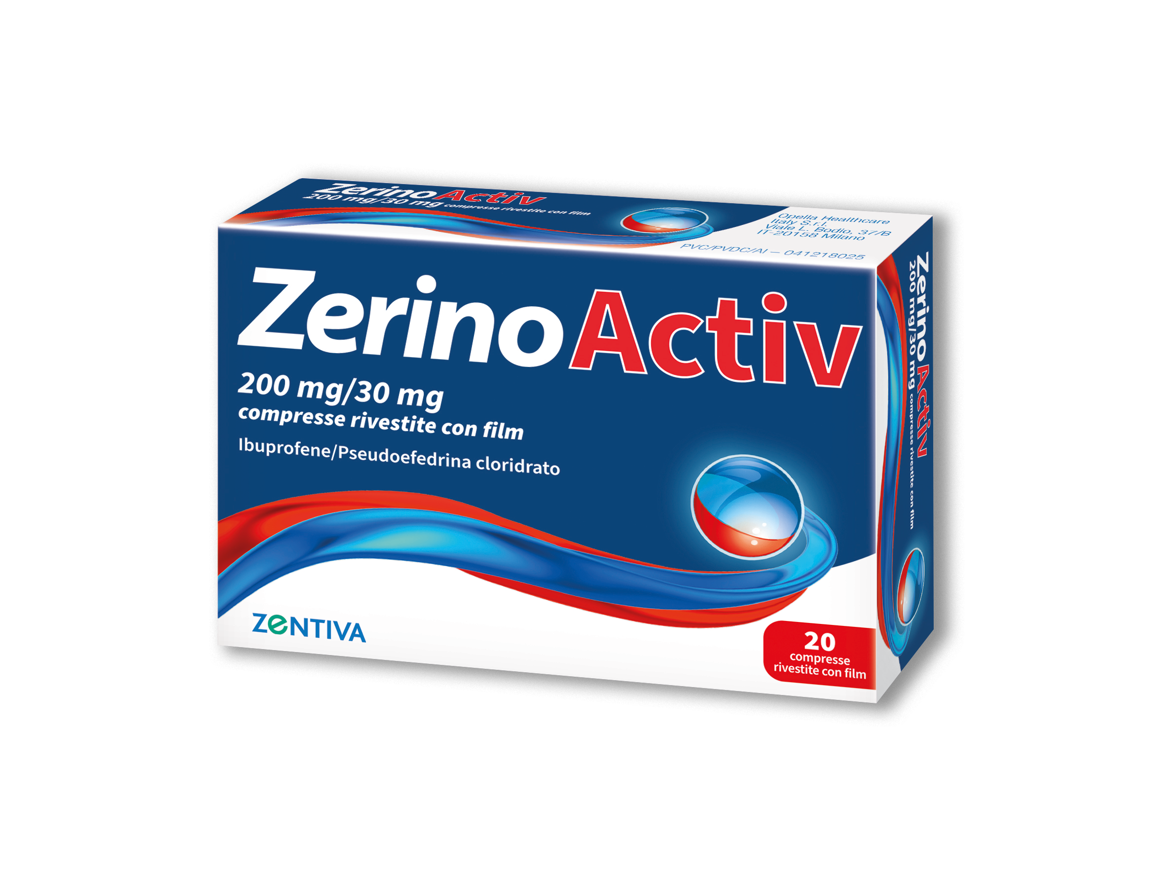ZERINOACTIV*20CPR 200MG+30MG - Farmacia Artemisia di Montecuollo Dott. Angelo snc