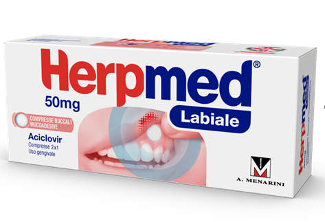 HERPMED LABIALE*2CPR BUCC 50MG - Farmacia Artemisia di Montecuollo Dott. Angelo snc