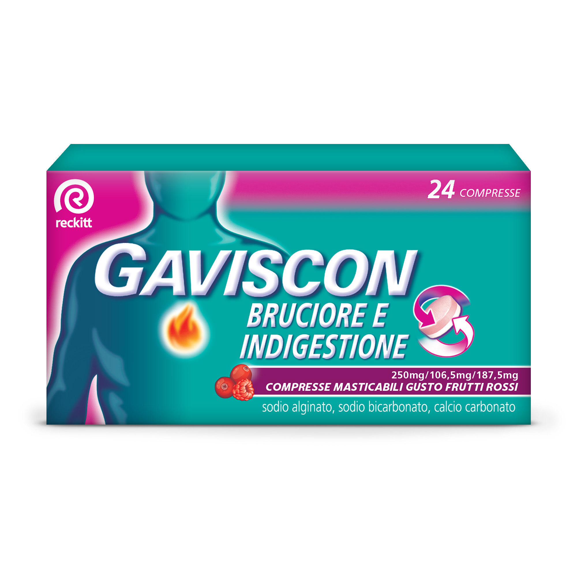 GAVISCON BRUCIORE IND*24CPR FR - Farmacia Artemisia di Montecuollo Dott. Angelo snc