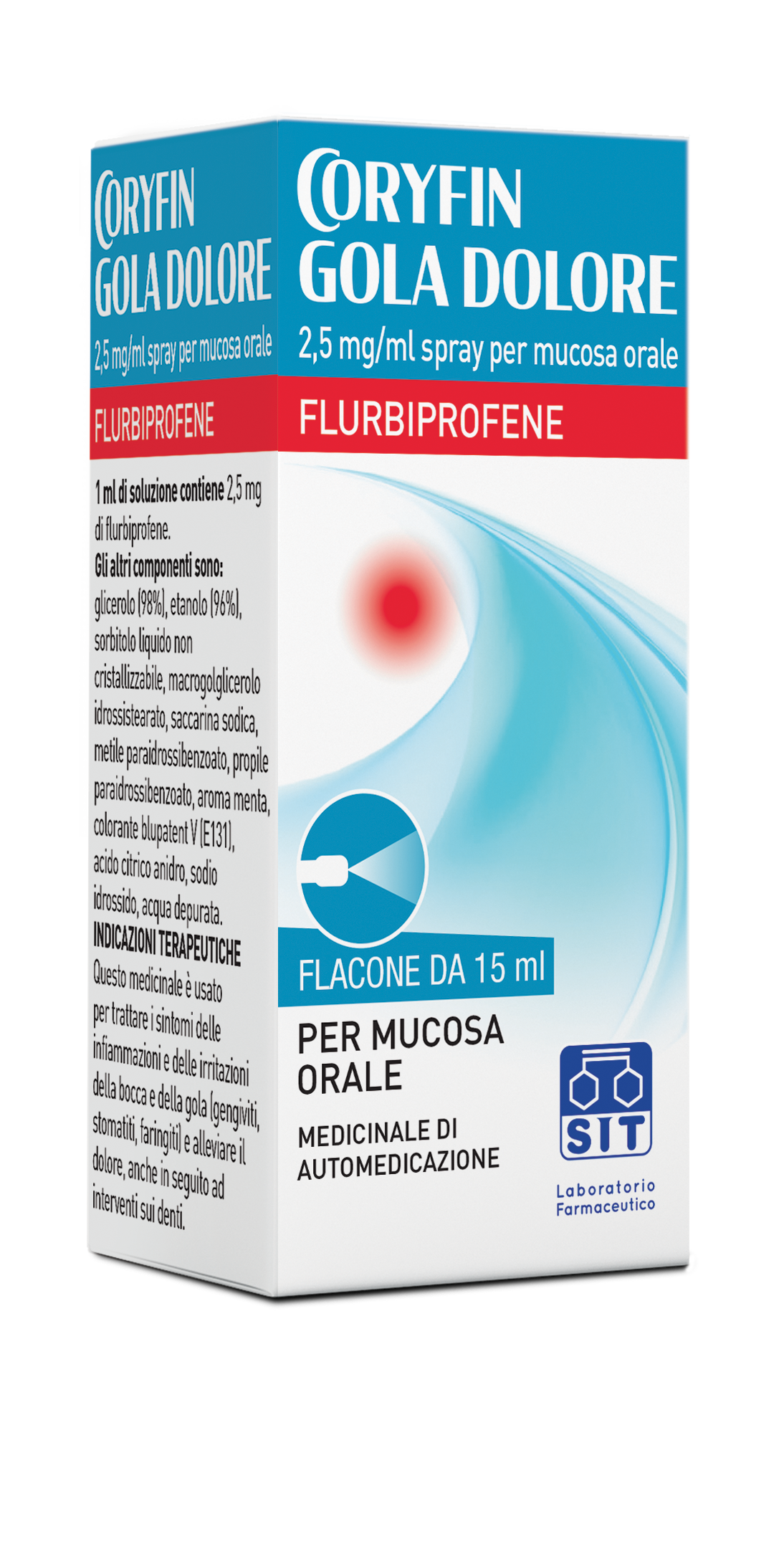 CORYFIN GOLA DOLORE*SPRAY 15ML - Farmacia Artemisia di Montecuollo Dott. Angelo snc