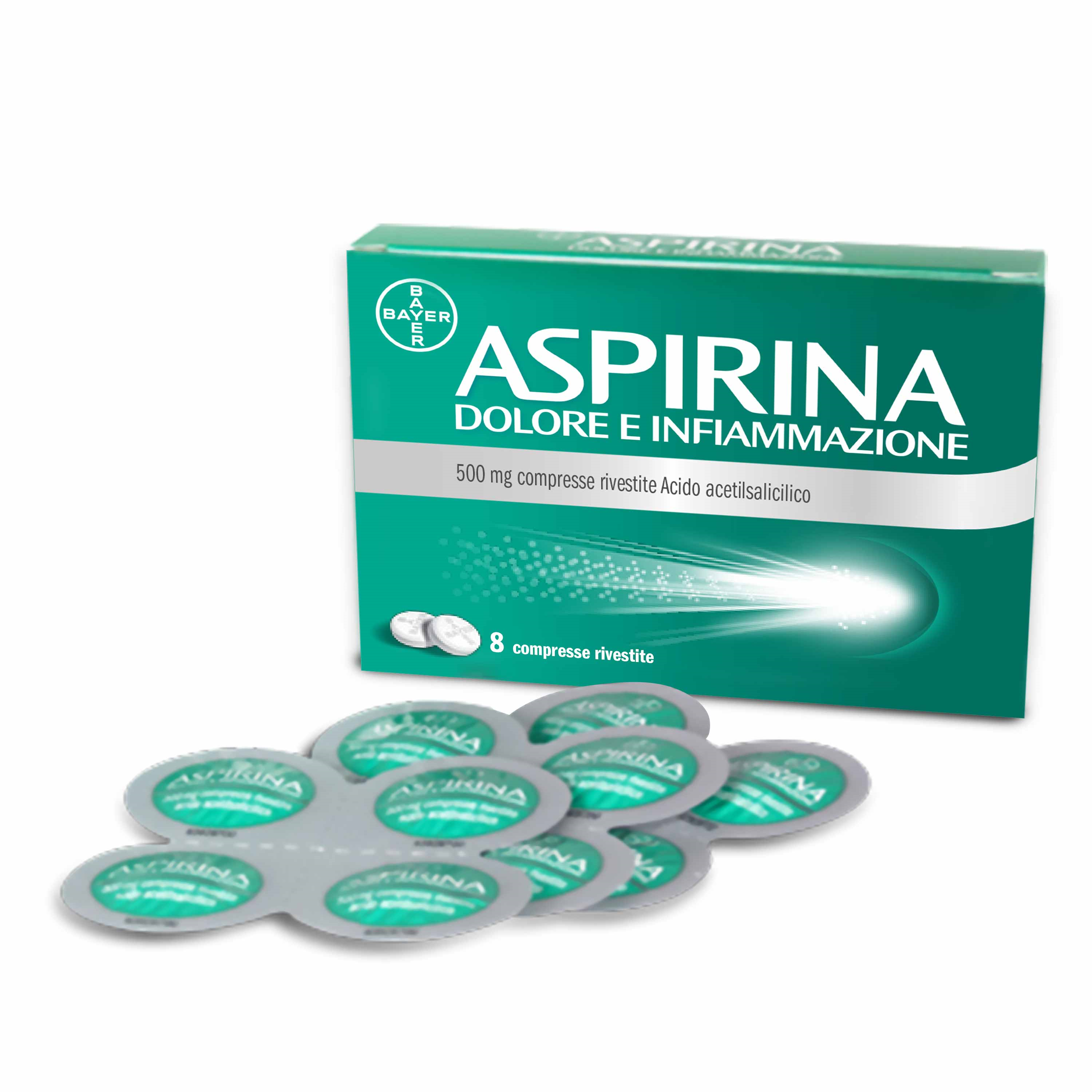 ASPIRINA DOLORE INF*8CPR 500MG - Farmacia Artemisia di Montecuollo Dott. Angelo snc