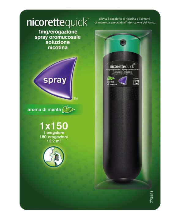 NICORETTEQUICK*SPRAY 150D FRUT - Farmacia Artemisia di Montecuollo Dott. Angelo snc