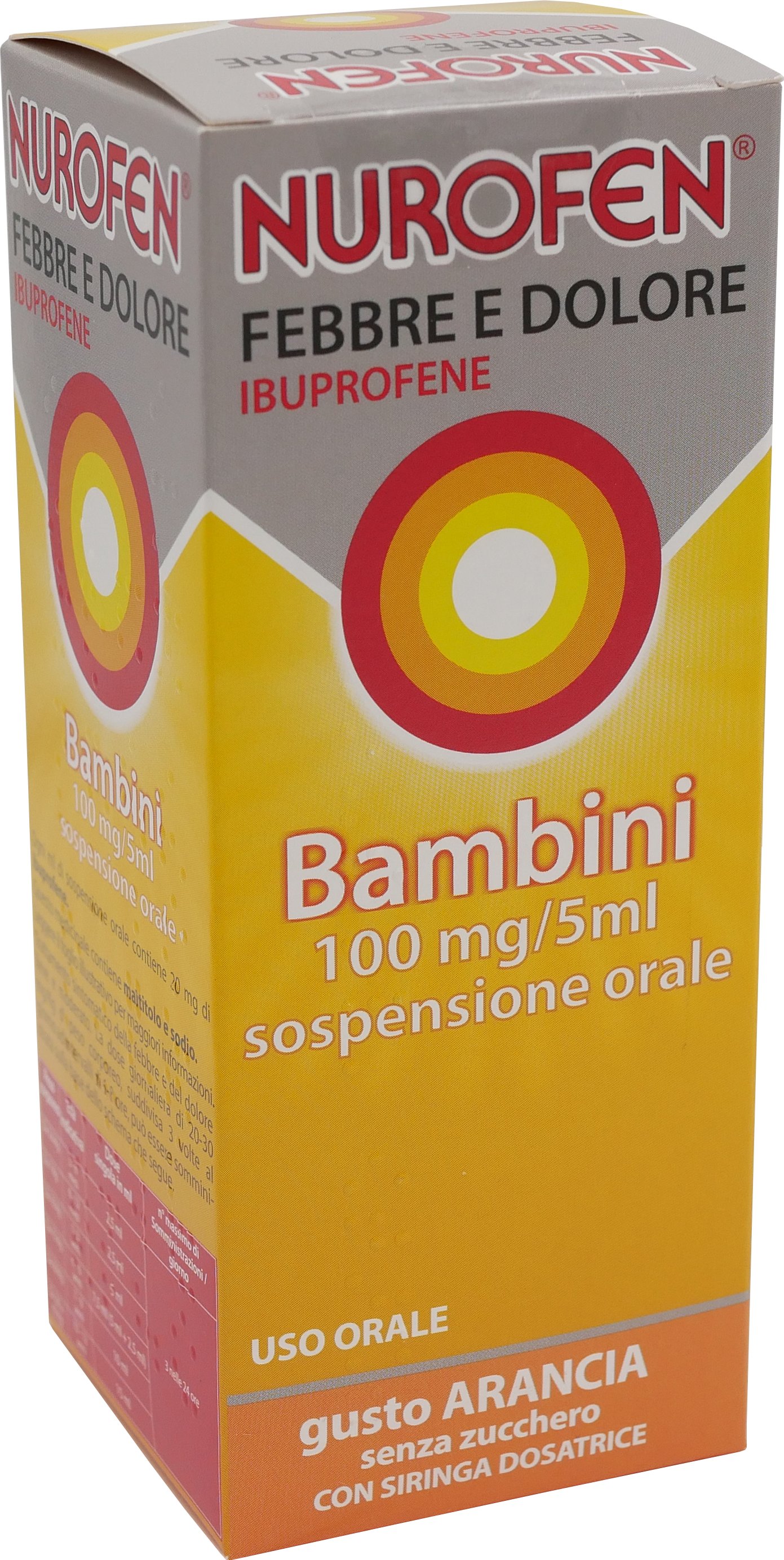 NUROFEN FEBBRE D*BB100MG/5ML A - Farmacia Artemisia di Montecuollo Dott. Angelo snc