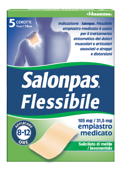 SALONPAS FLESSIBILE*5CER7x10CM - Farmacia Artemisia di Montecuollo Dott. Angelo snc