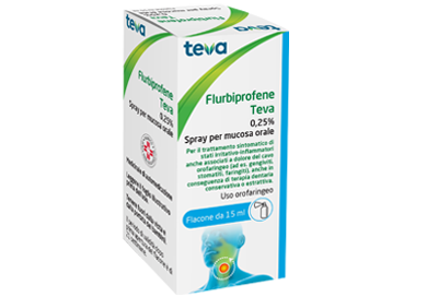 FLURBIPROFENE TE*OS SPRAY 15ML - Farmacia Artemisia di Montecuollo Dott. Angelo snc