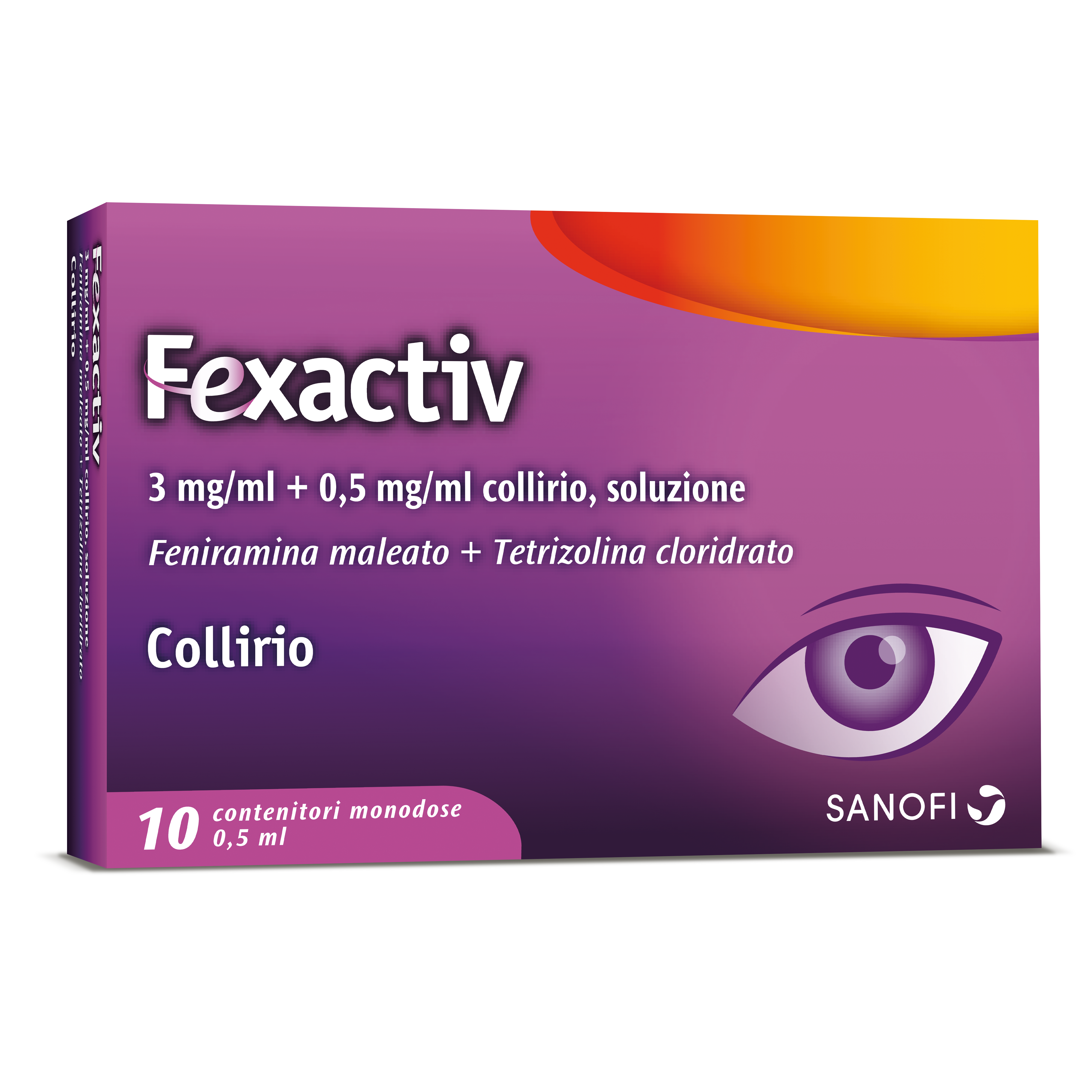 FEXACTIV*COLLIRIO 10FL 0,5ML - Farmacia Artemisia di Montecuollo Dott. Angelo snc