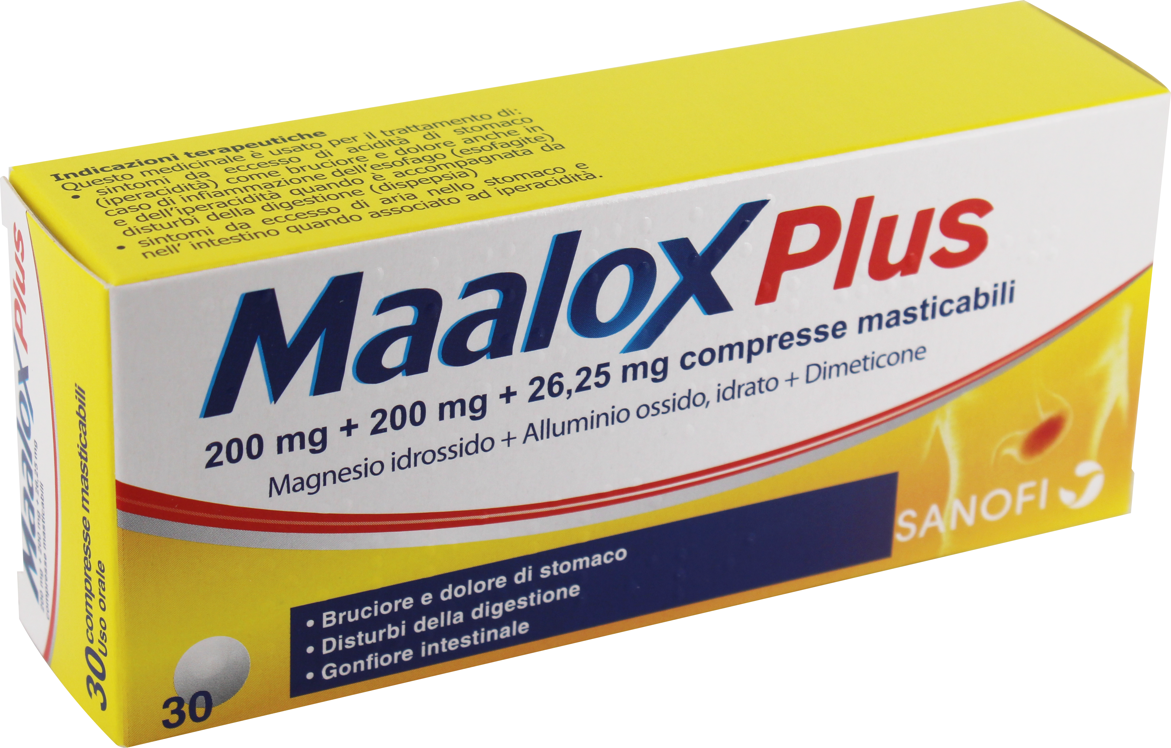 MAALOX PLUS*30CPR MAST - Farmacia Artemisia di Montecuollo Dott. Angelo snc