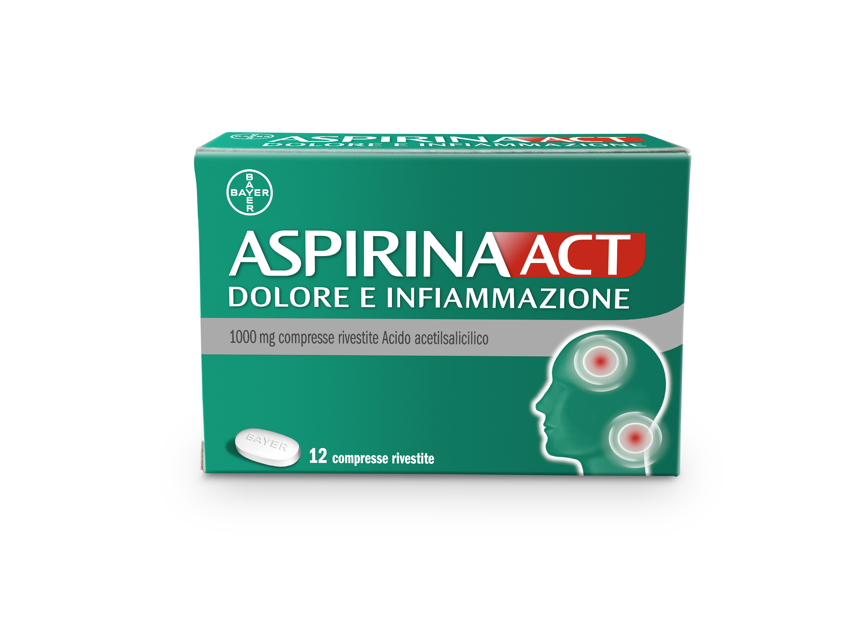 ASPIRINAACT DOL INF*12CPR 1G - Farmacia Artemisia di Montecuollo Dott. Angelo snc