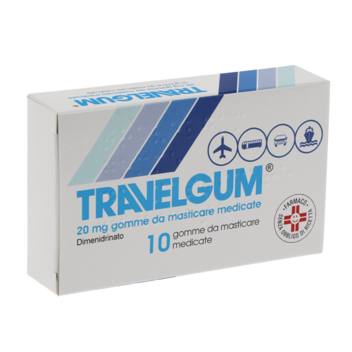 TRAVELGUM*10GOMME MAST 20MG - Farmacia Artemisia di Montecuollo Dott. Angelo snc
