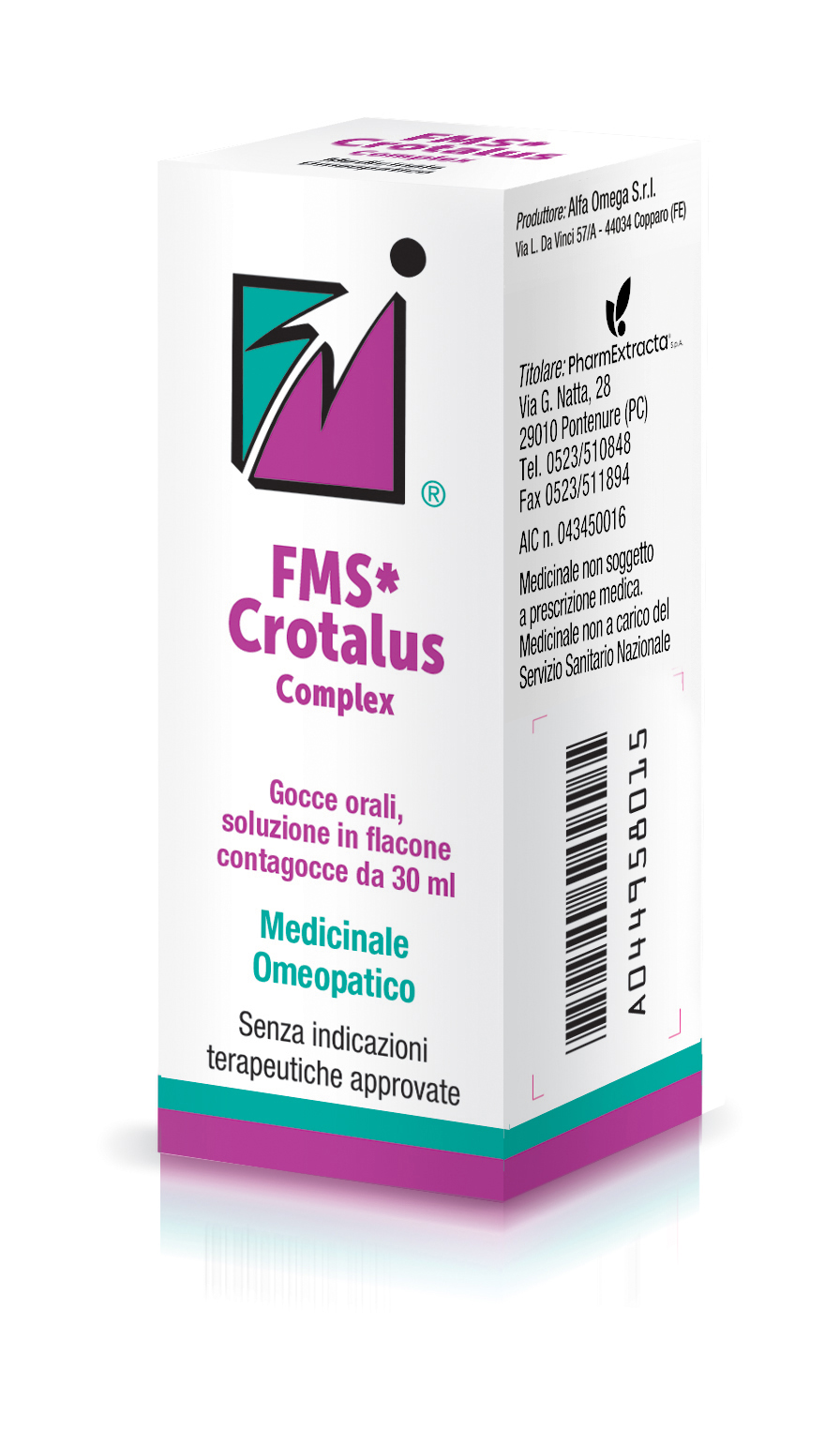 FMS CROTALUS COMPLEX*30ML GTT - Farmacia Artemisia di Montecuollo Dott. Angelo snc