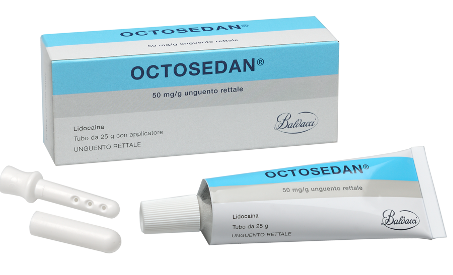 OCTOSEDAN*UNG RETT 25G 50MG/G - Farmacia Artemisia di Montecuollo Dott. Angelo snc