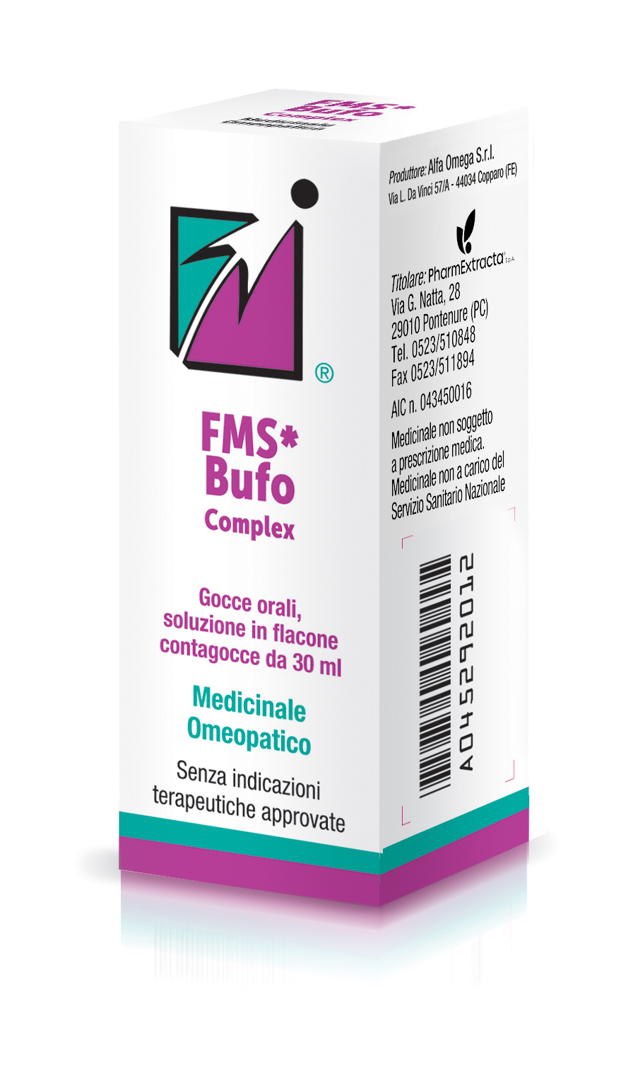 FMS BUFO COMPLEX*30ML GTT - Farmacia Artemisia di Montecuollo Dott. Angelo snc