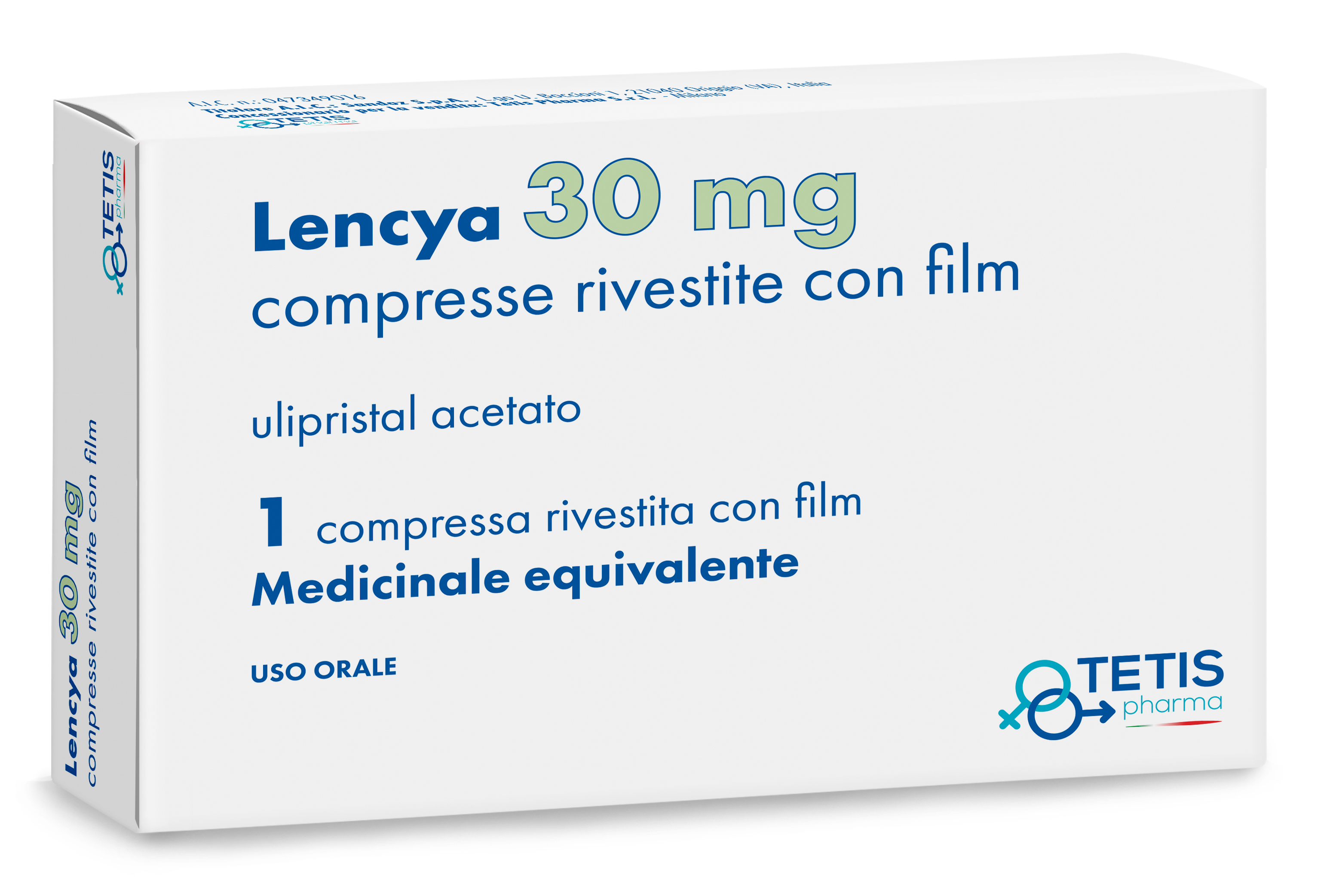 LENCYA*1CPR RIV 30MG - Farmacia Artemisia di Montecuollo Dott. Angelo snc