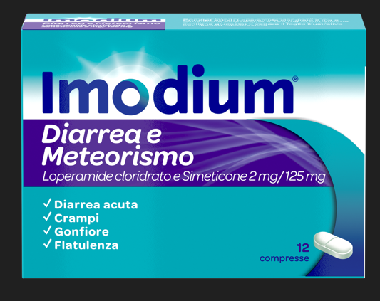 IMODIUM DIARREA E METEOR*12CPR - Farmacia Artemisia di Montecuollo Dott. Angelo snc