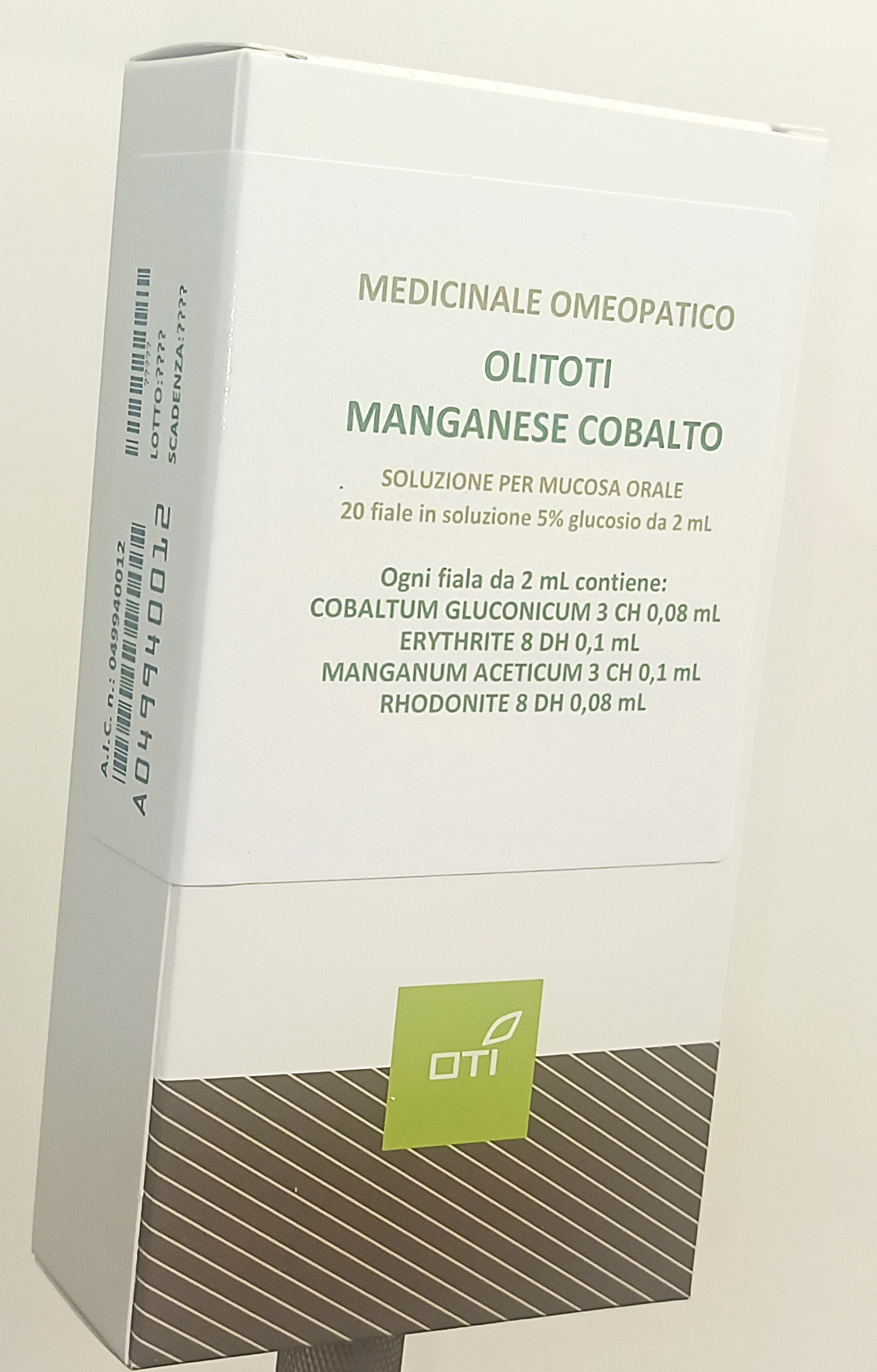 OLITOTI MANGANESE COBAL*OS 20F - Farmacia Artemisia di Montecuollo Dott. Angelo snc