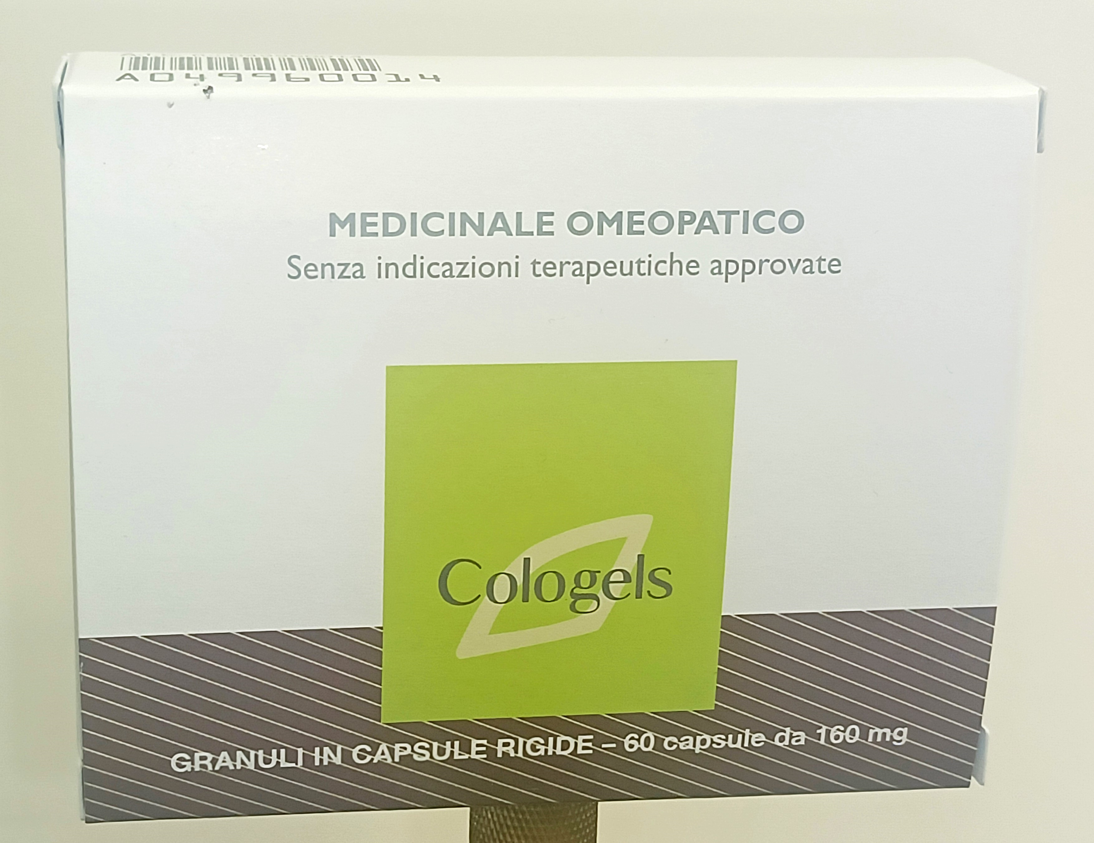 COLOGELS*60CPS 160MG - Farmacia Artemisia di Montecuollo Dott. Angelo snc