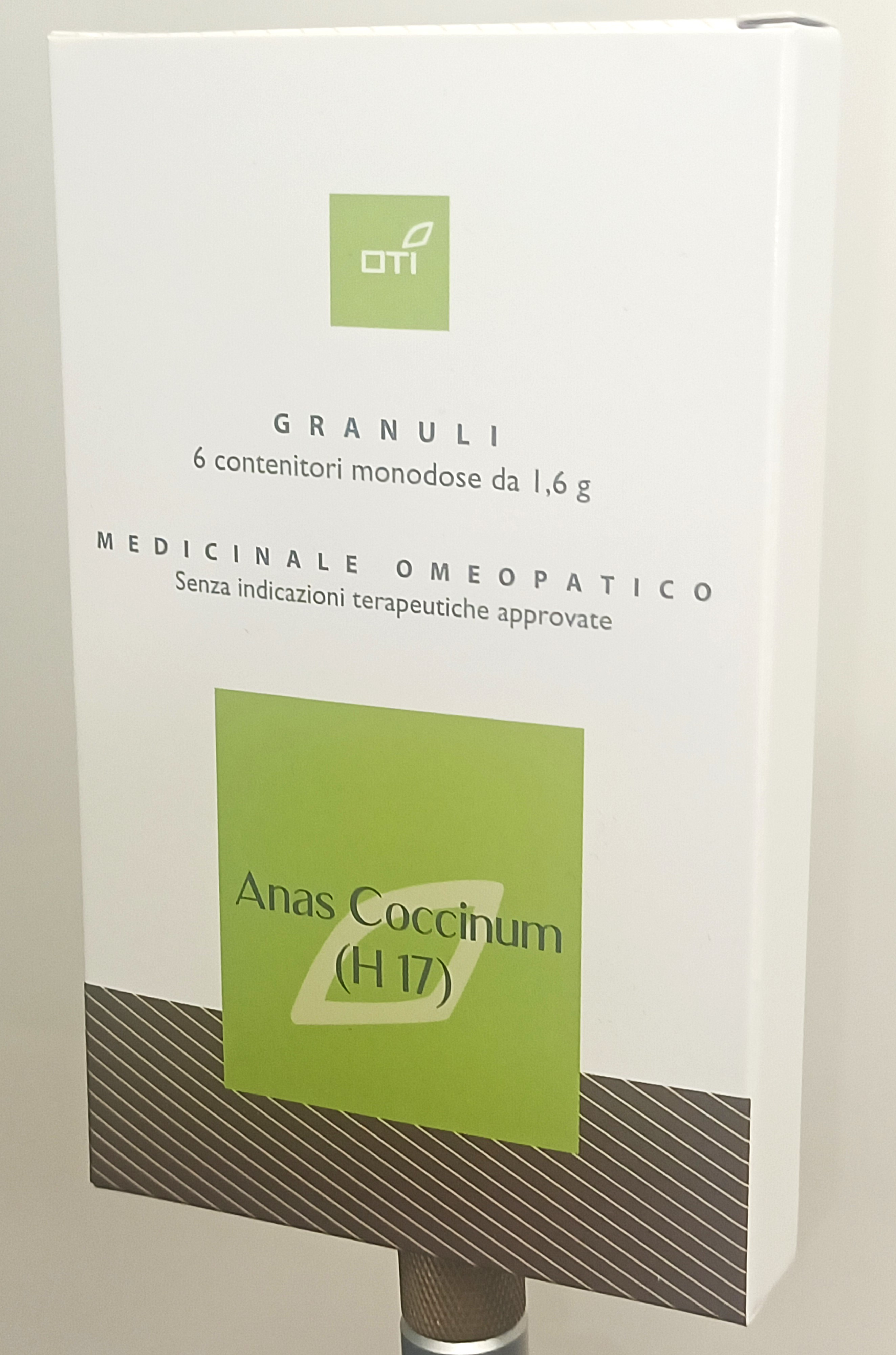 ANAS COCCINUM H17*6 MONOD 1,6G - Farmacia Artemisia di Montecuollo Dott. Angelo snc