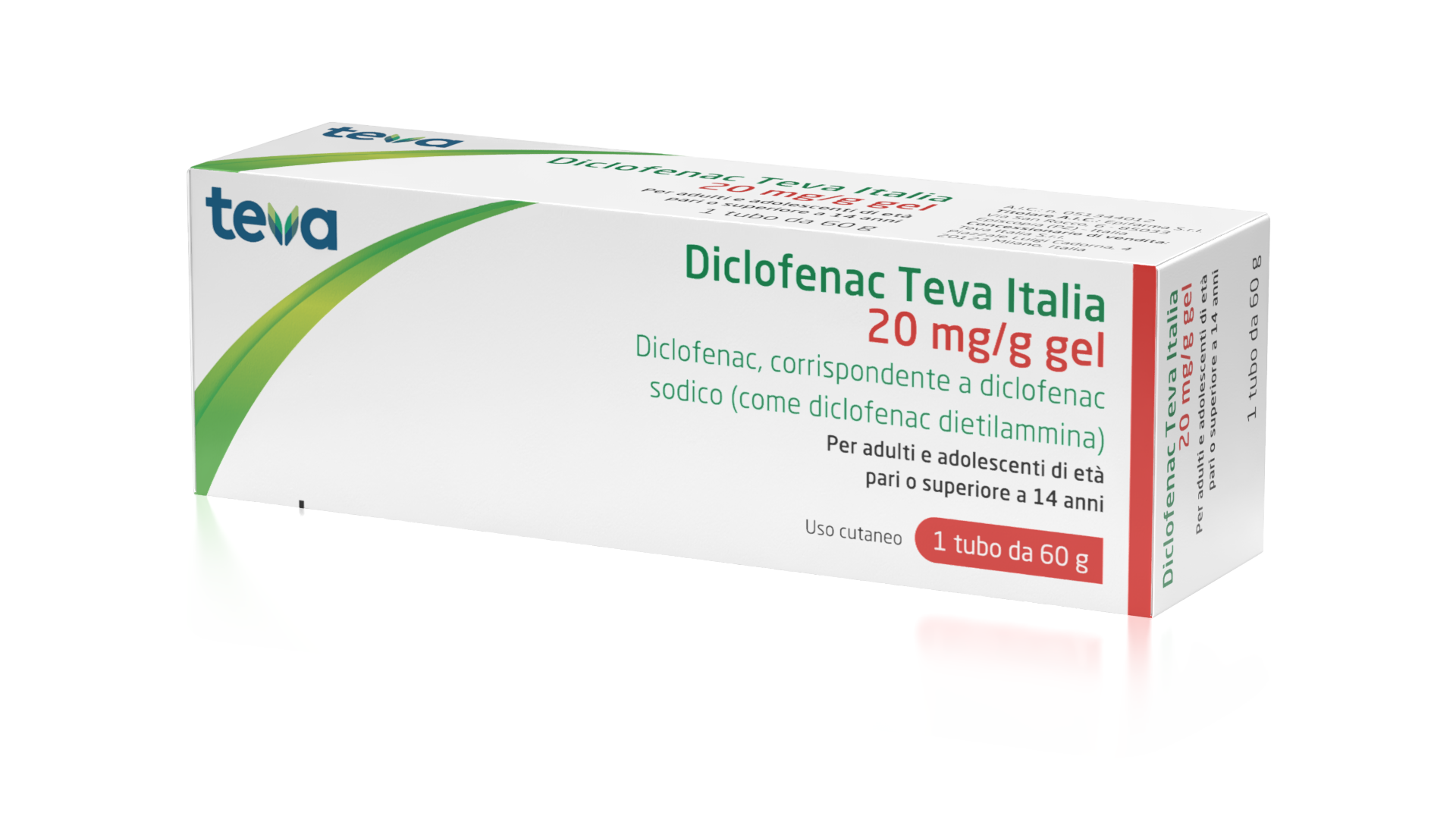 DICLOFENAC TE*GEL 60G 20MG/G - Farmacia Artemisia di Montecuollo Dott. Angelo snc