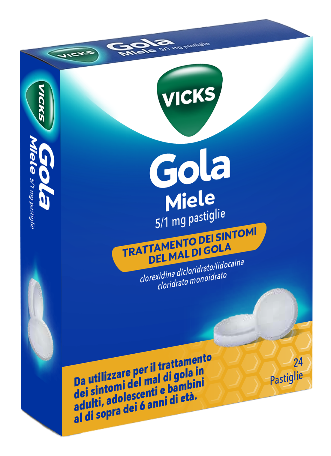 VICKS GOLA*24PAST 5+1MG MIELE - Farmacia Artemisia di Montecuollo Dott. Angelo snc
