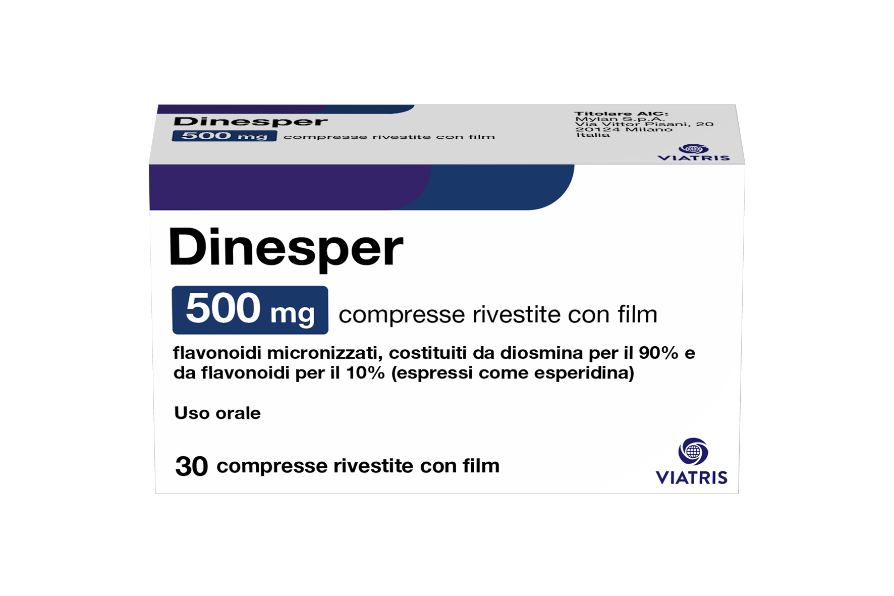 DINESPER*30CPR RIV 500MG - Farmacia Artemisia di Montecuollo Dott. Angelo snc
