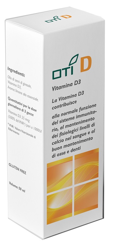 OTI D VITAMINA D3 GOCCE 50ML - Farmacia Artemisia di Montecuollo Dott. Angelo snc