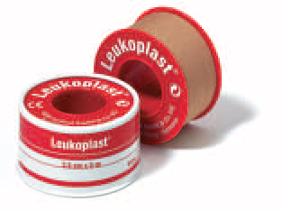 CEROTTO CHIRURGICO PER FISSAGGIO MEDICAZIONI IN ROCCHETTO LEUKOPLAST SUPPORTO VISCOSA COLOR PELLE MASSA ADESIVA CAUCCIU' OSSIDO DI ZINCO 2,5X500CM - Farmacia Artemisia di Montecuollo Dott. Angelo snc